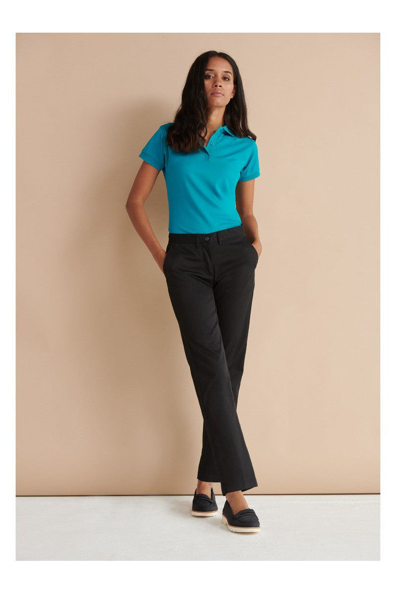 Women's 65/35 Flat Fronted Chino Trousers