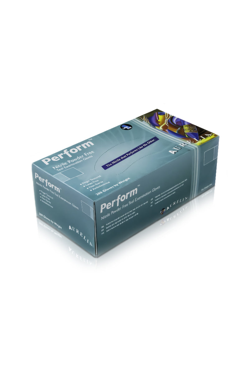 Perform Green Nitrile Gloves Box of 200