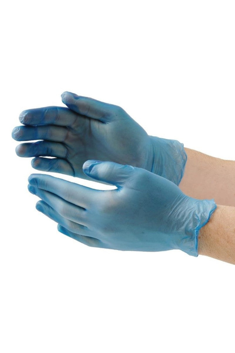 Vinyl Powder Free Gloves,Blue